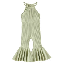 Cleo Ribbed Jumpsuit - Green
