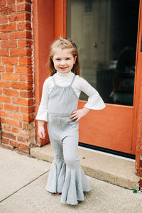 Cleo Ribbed Jumpsuit - Gray