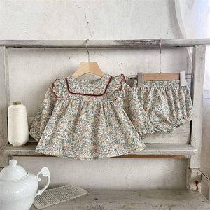 Two-piece Girl's Floral Set