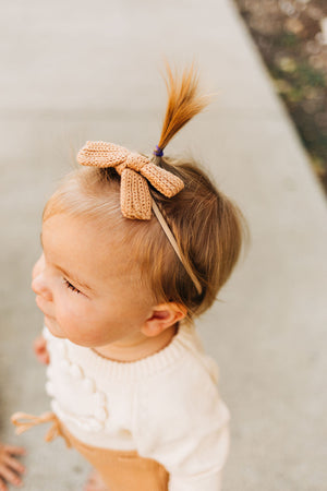 Heart Sweater Romper + Bow