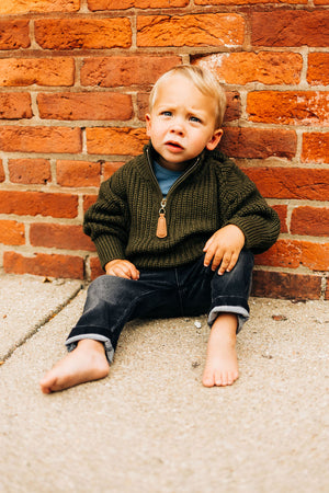 Dark Green Sweater - Infant