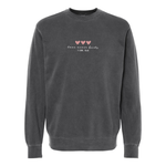 Love Never Fails Embroidered Sweatshirt