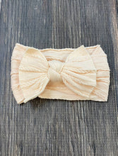 Cable Knit Bow Headband