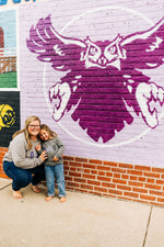 Embroidered Owls Sweatshirt