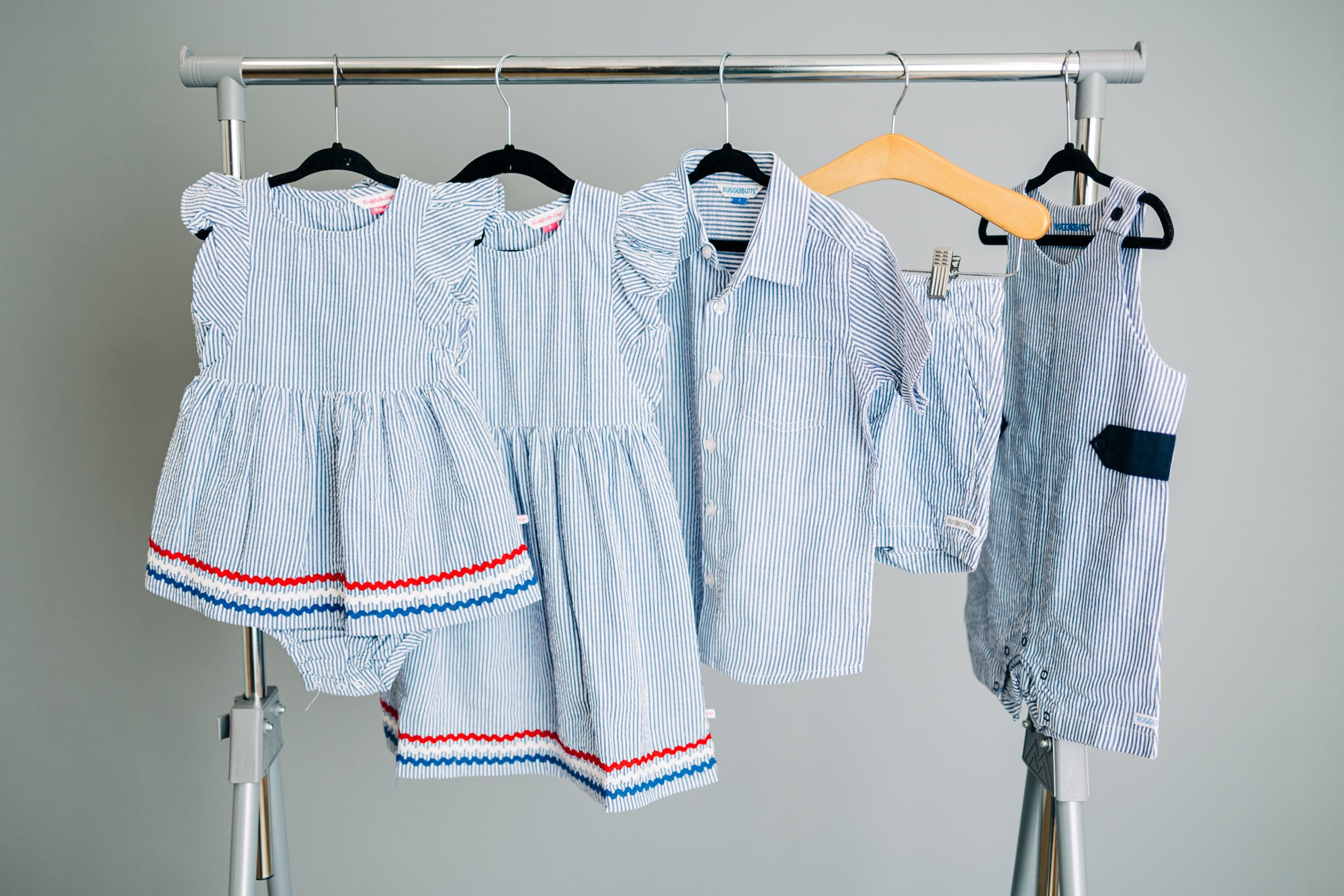 Blue Americana Skirted Romper
