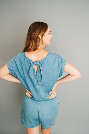 Chambray Batwing Shirt