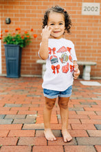 Red Football and Bows T-shirt