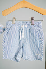 Blue Americana Pull-on Shorts