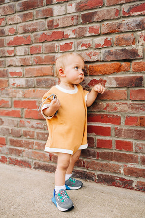 Oversized Romper - Mustard