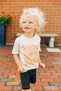 Checkered Pumpkin Tee