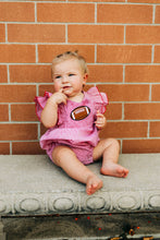 Red Gingham Football Onesie