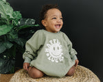 Happy Go Lucky Sweatshirt Romper