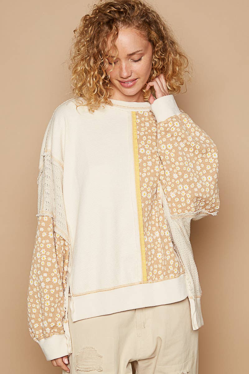 Oversized Daisy Pullover