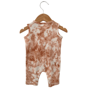 Waffle Romper - Spice Tie Dye