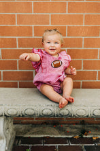 Red Gingham Football Onesie