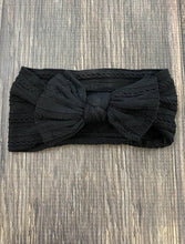 Cable Knit Bow Headband