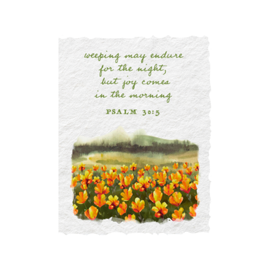 Joy Comes In the Morning | Christian Religious Greeting Card