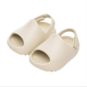 Rubber Platform Sandals - Ivory