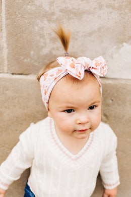 Fall Headband - Pink Pumpkin