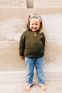 Dark Green Sweater - Child