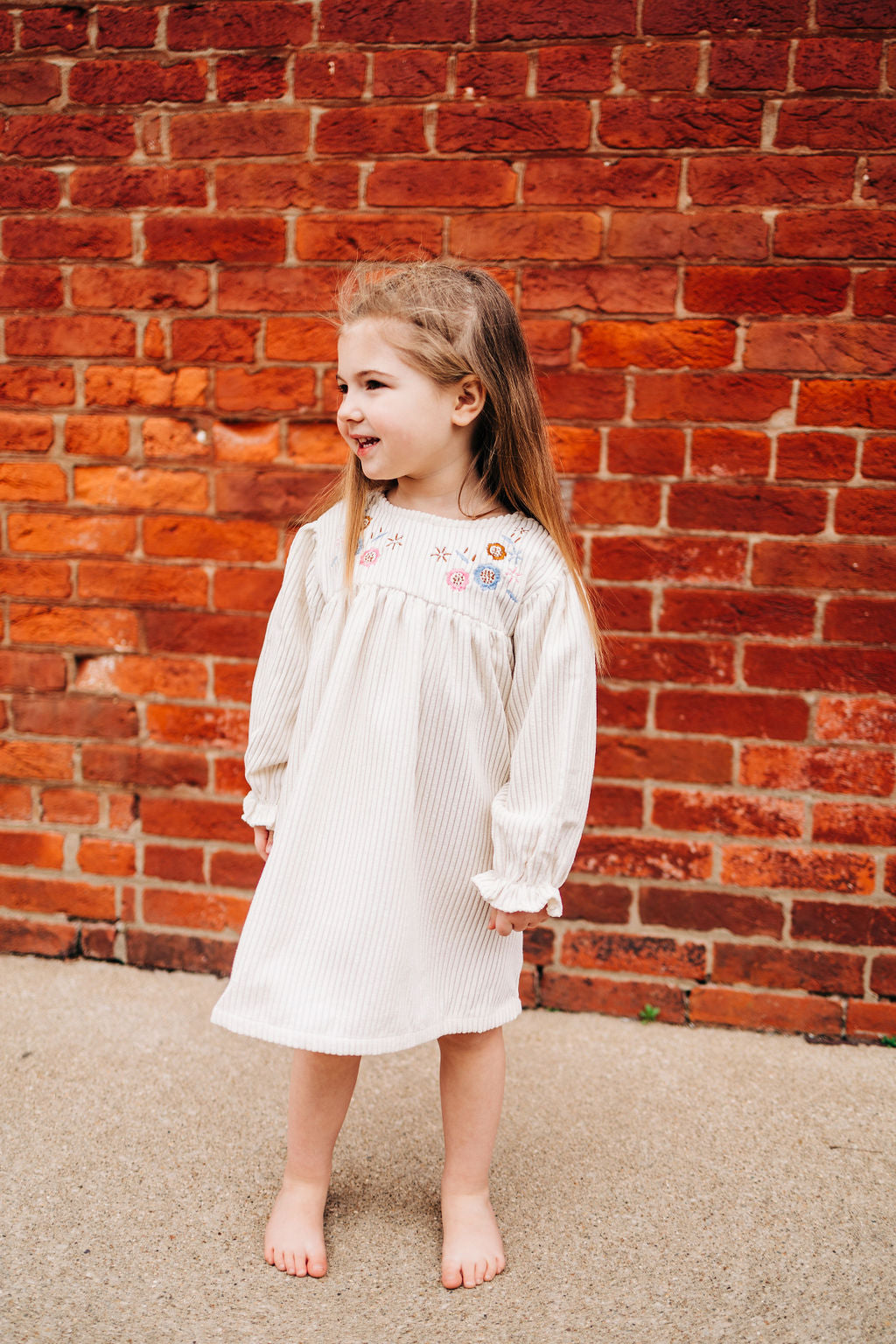 Embroidered Floral Romper & Dress