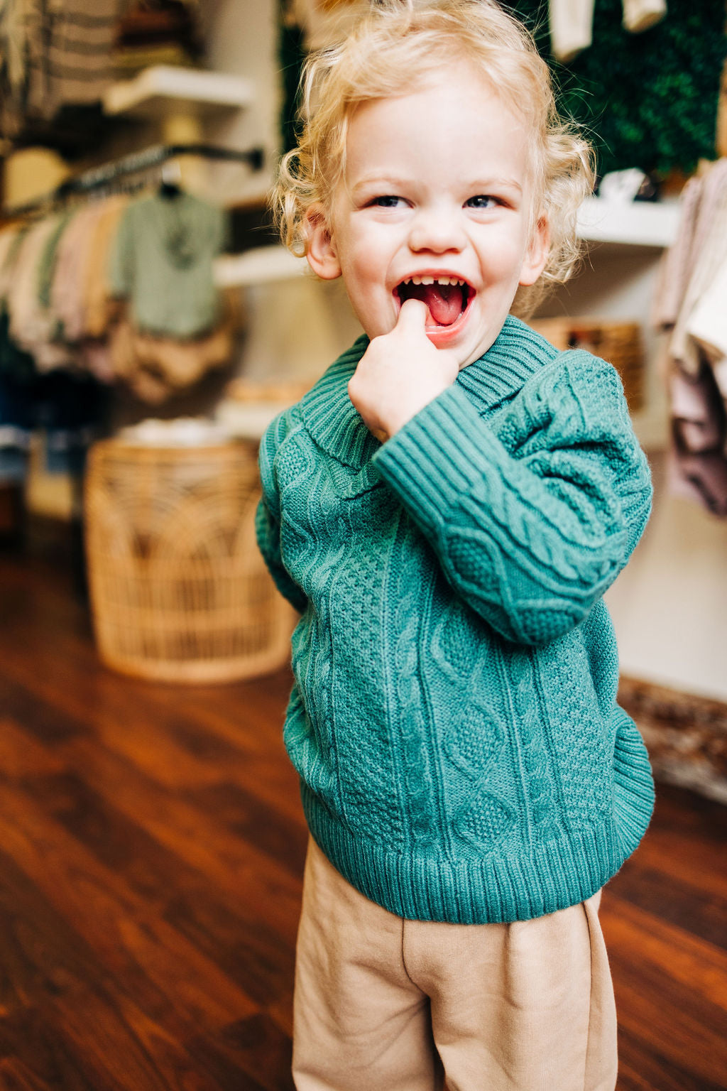 Twisted Rope Sweater