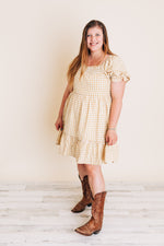 Sun Bleached Gingham Dress