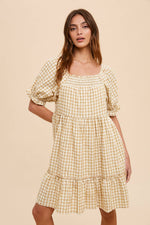 Sun Bleached Gingham Dress