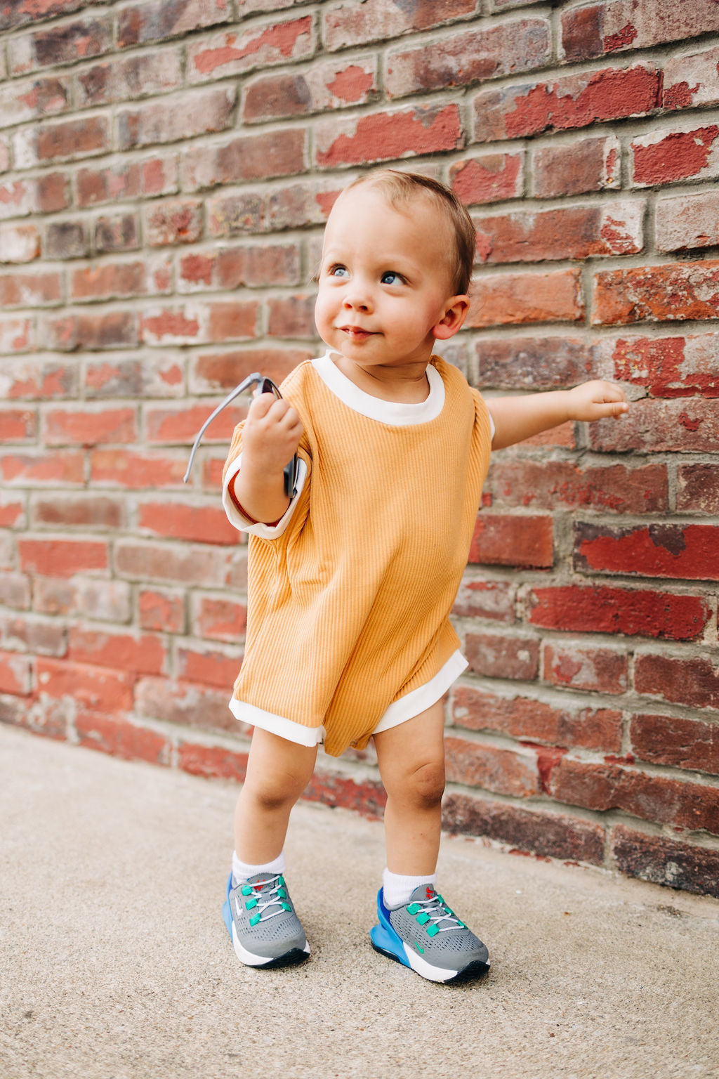 Oversized Romper - Mustard