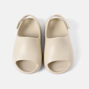 Rubber Platform Sandals - Ivory