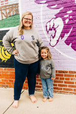 Embroidered Owls Sweatshirt