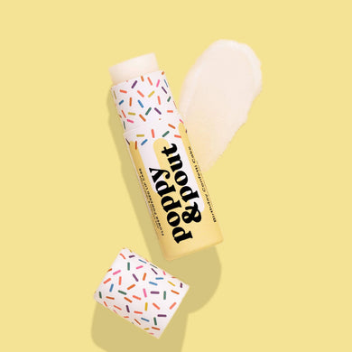 Lip Balm, Birthday Confetti Cake, Yellow