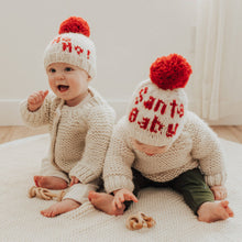 Santa Baby Hand Knit Beanie Hat