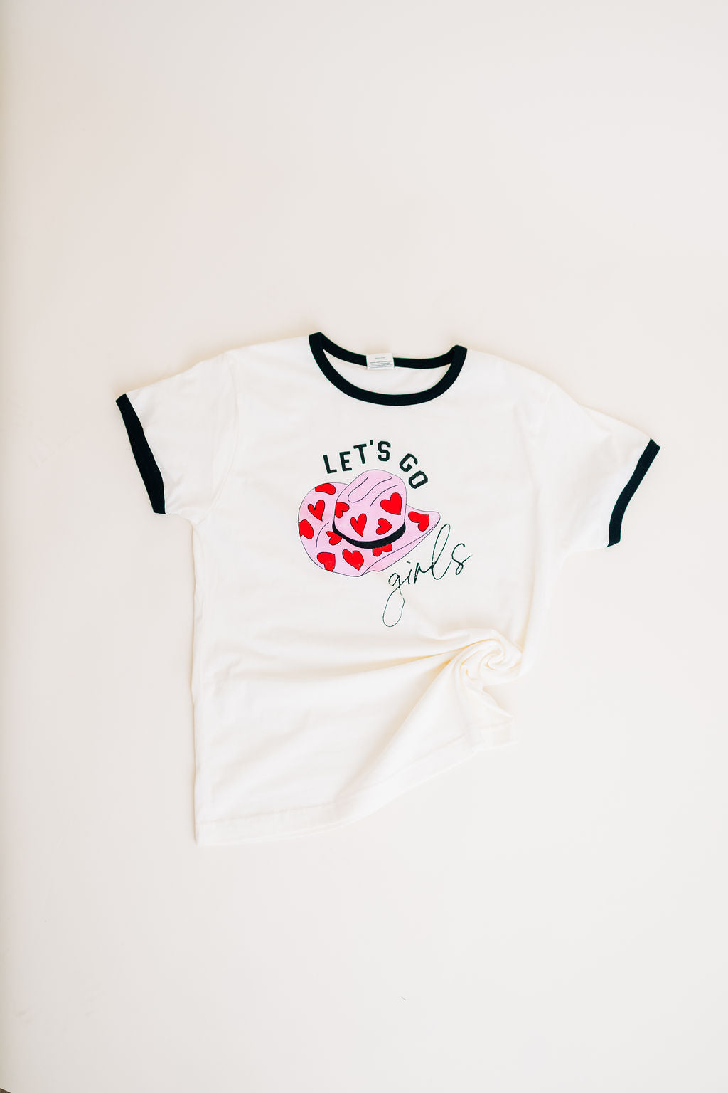 Let’s Go Girls Ringer Graphic Tee