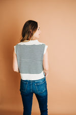 Knit Collared Sleeveless Top
