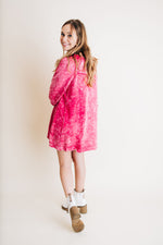 Mineral Washed Oversized Mini Dress