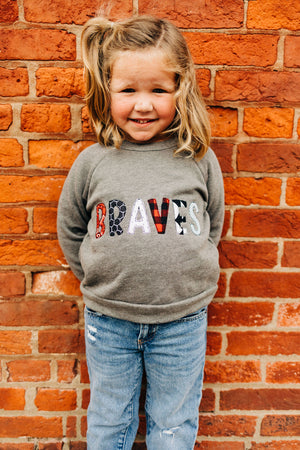 Embroidered Braves Sweatshirt