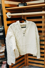 Cable Knit Quilty Hoodie