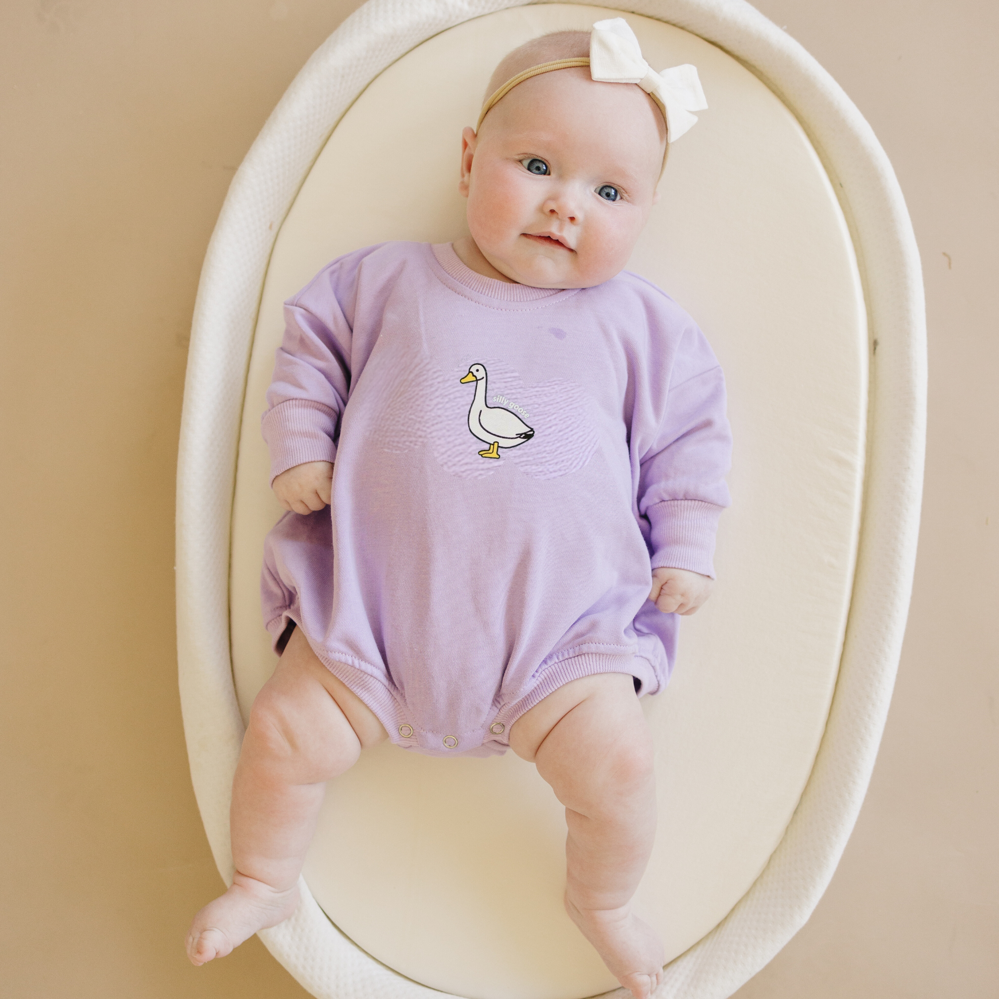 Silly Goose Sweatshirt Romper