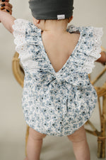Blue Blossom Bubble Romper