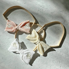 Embroidered Knit Baby Headband