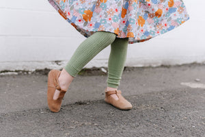 Basil Cable Knit Footless Tights