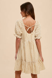 Sun Bleached Gingham Dress