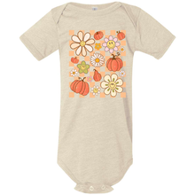 Checkered Fall Florals Shirt & Onesie