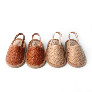 Woven Leather Baby Sandals