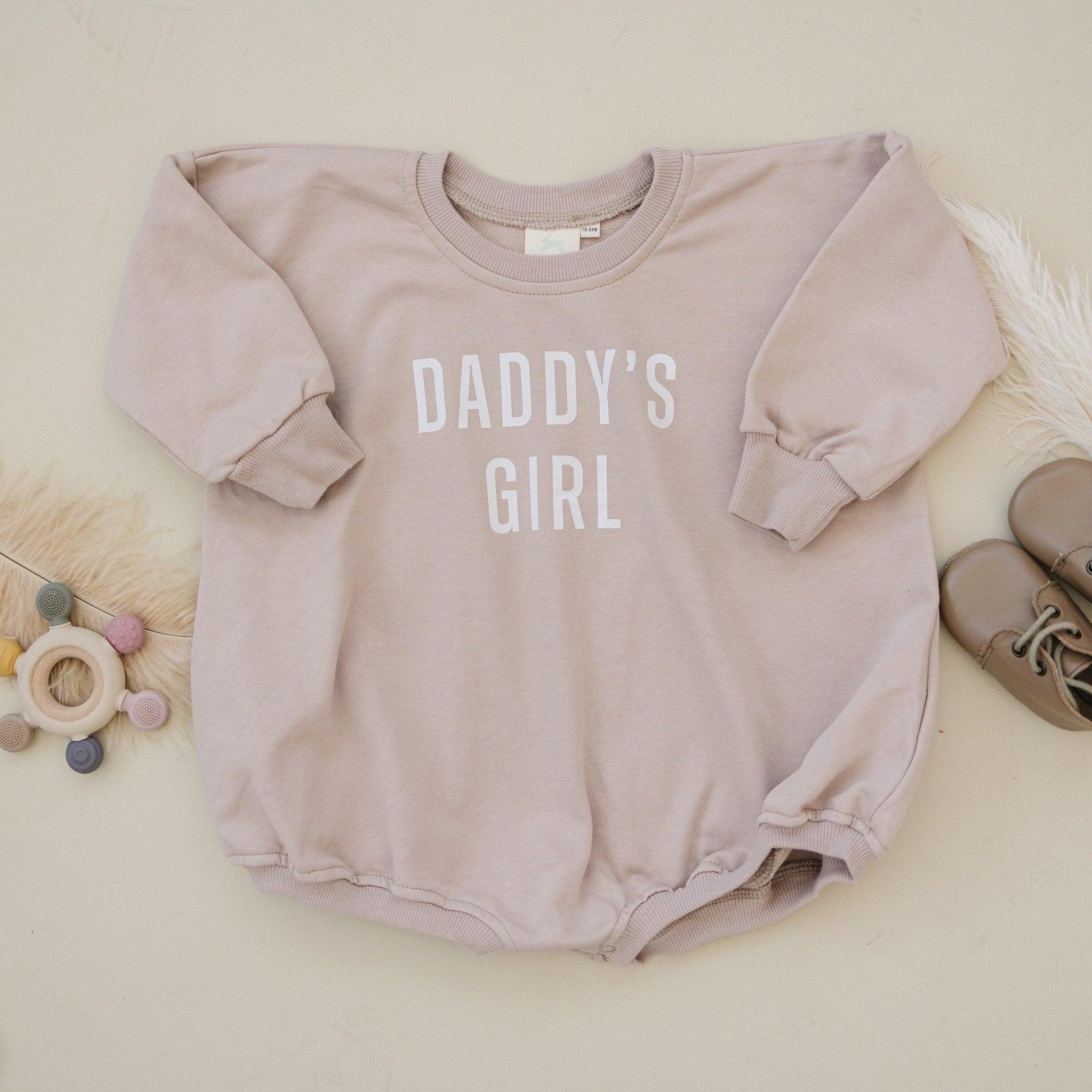 Daddy's Girl Sweatshirt Romper