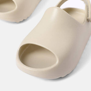 Rubber Platform Sandals - Ivory