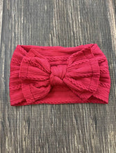 Cable Knit Bow Headband