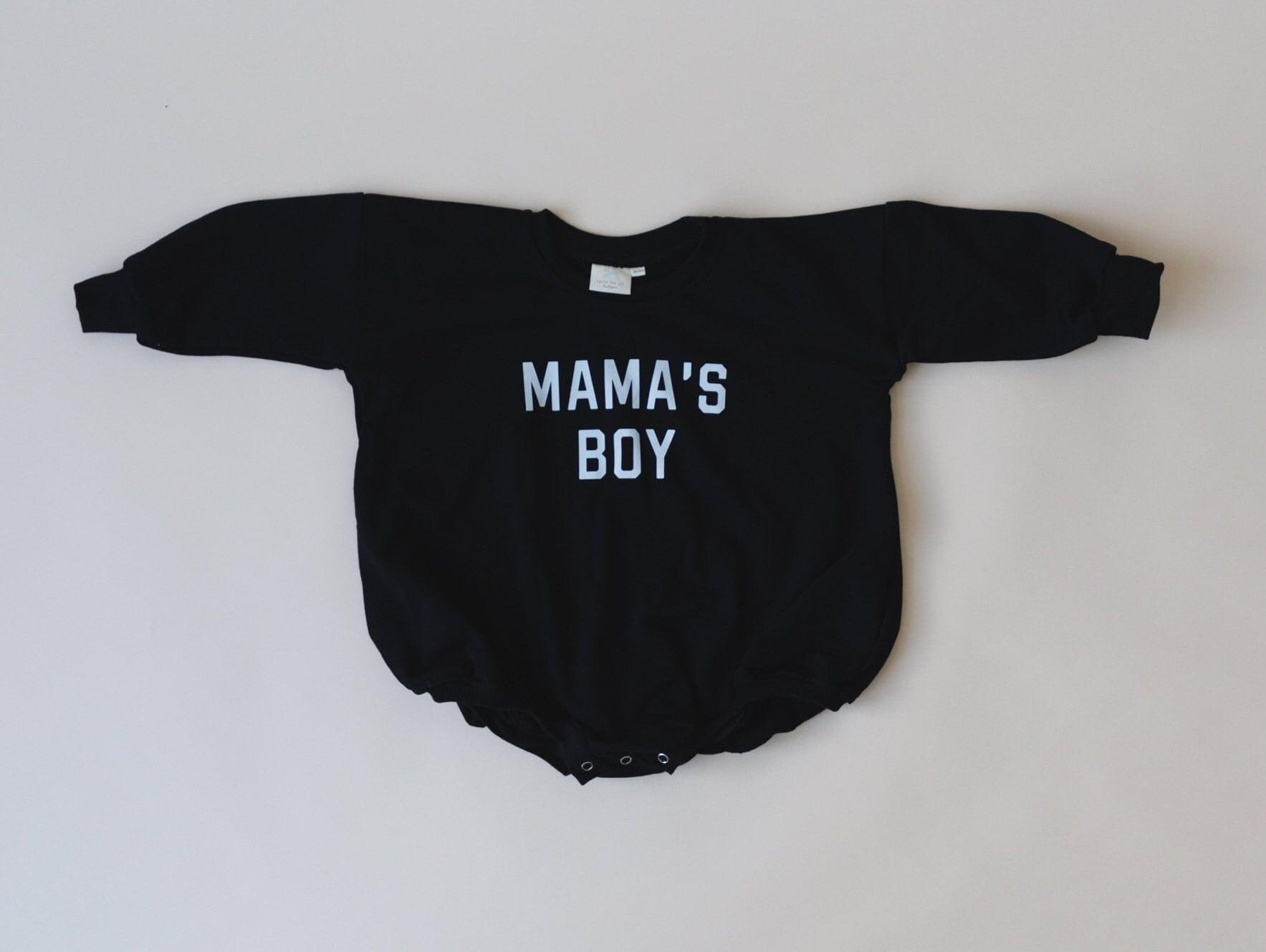 Mama's Boy Sweatshirt Romper