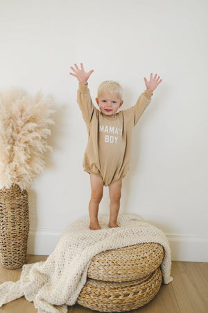 Mama's Boy Sweatshirt Romper